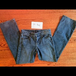 Girls GAP Stretch Boot Jeans.